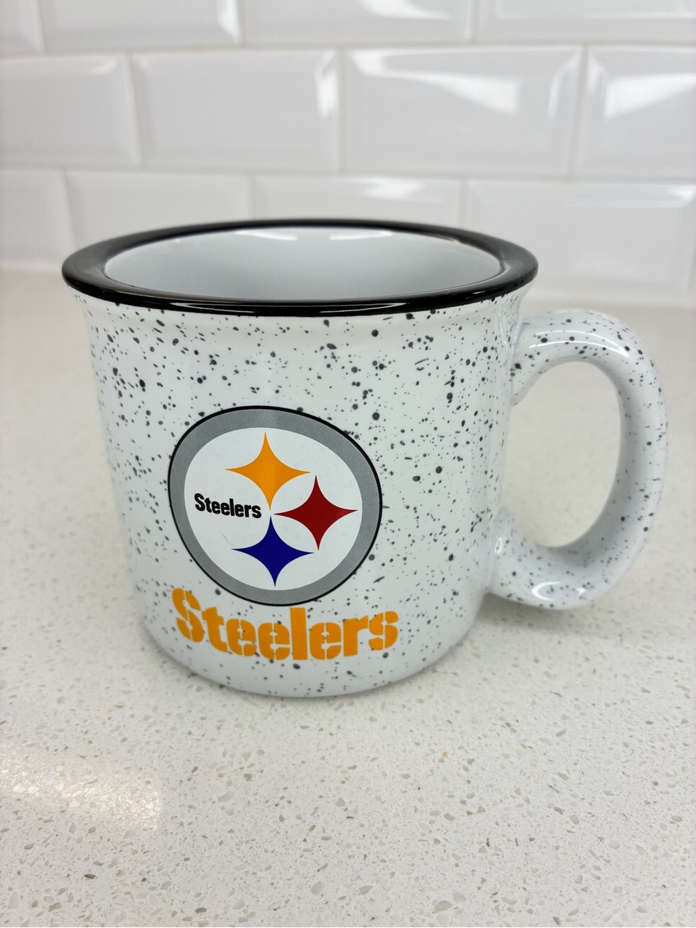 NFL Official Pittsburgh Steelers Ceramic Campfire Style Mug Fan Gift